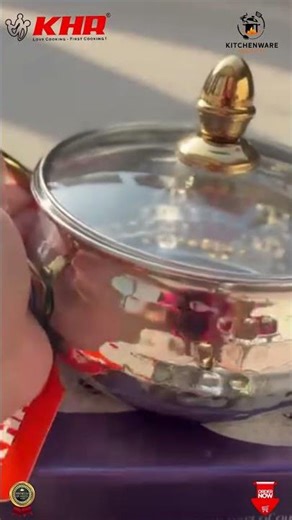 Best Product For India Stainless Steel KHR Induction Bottom KHR Festiva PVD Coated Handi Set