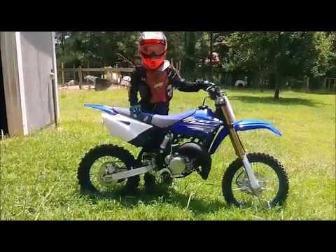 Logan Rides 2019 YZ 85 for the first time