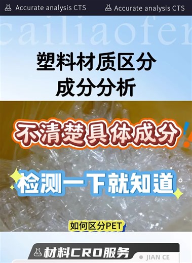 塑料成分检测、配方分析！