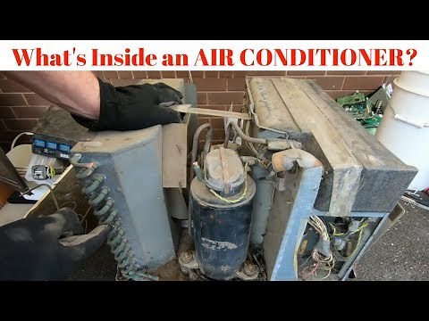 Scrapping an Air Conditioner for Copper & Better than Scrap Steel Value