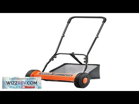 VEVOR Push Reel Lawn Mower 16 inch 5 Blades Manual Push Mower