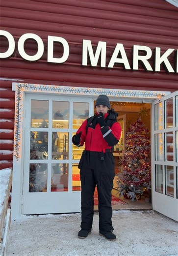 Visiting one of the food supermarkets at Santa Claus Holiday Village 🛒✨ So much yummy food everywhere — chocolates, snacks, and little treats calling our names. After a cold day exploring, this stop was a must… let’s tuck in 😋❄️ 📍 Rovaniemi, Finland @Santa Claus Holiday Village @santaclausholidayvillagesafari @santaclausholidayvillageshops