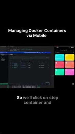 Future Automation | Witness the precision of remote Docker management! This demonstration showcases the seamless execution of stopping a live container,... | Instagram