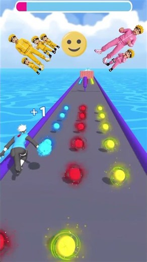 OMG! NARUTO RUN 3D NARUTO THREE BABY RUNNING GAMEPLAY 😊❓ #naruto #mobilegame #gaming #shorts