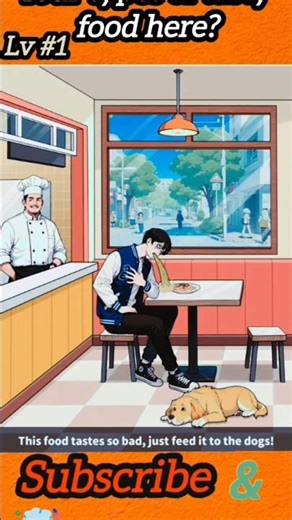 Can you find and cook four types of tasty food here? | brain game #gaming #short #buzzle