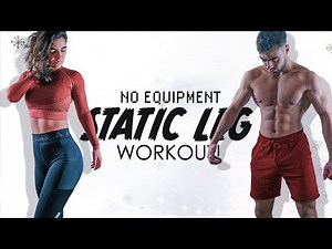 15 Min Isometric Leg Workout At Home - Isometric Exercises Anyone Can Do (With No Equipment)