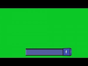 free green screen social media facebook icon in 3d 3d logo 3d lower third for facebook