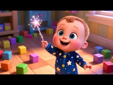 Wizard Magic Wand with Baby ✨🪄 Fun Magic Song | Learn Colors and Shapes for Kids