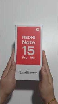 Redmi Note 15 Pro Global | Unboxing 👀 First Look
