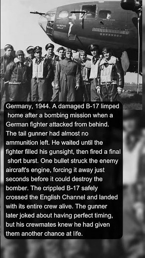 1 B-17 Tail Gunner Saved His Crew With One Last Bullet | Military History Talks