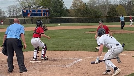 Holy Ghost Prep's McNabb gets an out at home plate vs. La Salle