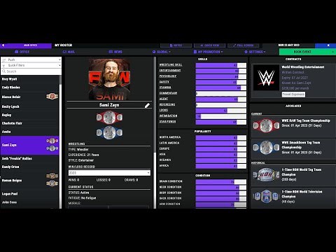Pro Wrestling Sim: June 2023 Preview/How to Play