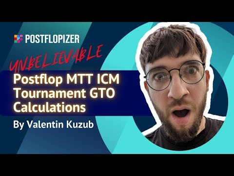 Postflop MTT ICM Tournament GTO Calculations with Postflopizer