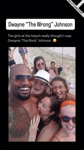 Girls thought bro was Dwayne "The Rock" Johnson - Video Meme