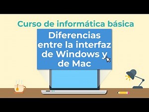 Qué diferencia hay entre la interfaz de Windows y de Mac | Curso de Informática básica