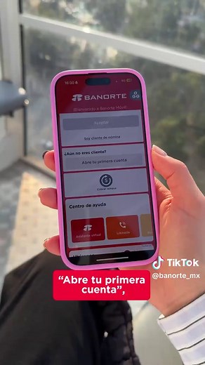 Abre tu cuenta sin límites con Banorte Móvil