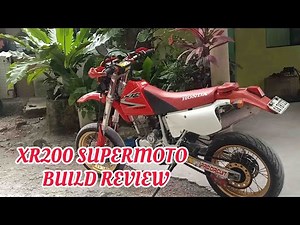 XR200 Supermoto Setup/Review/Honda XR200 Modified/DIY Garage PH