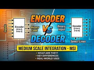 Encoder vs Decoder | Medium Scale Integration-MSI