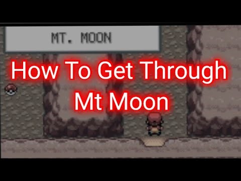 Mt Moon guide | Pokemon Fire Red | GBA