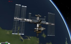 KSP 坎巴拉 航天飞机对接ISS国际空间站