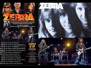 Zebra announced US 2023 tour dates performing entire Zebra debut record