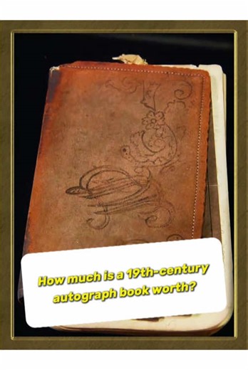 How much is a 19th-century autograph book worth?#pawnstars #fiat600multipla #fiat #fyp #foryour
