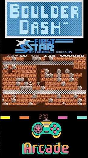 Boulder Dash バルダーダッシュ(Machine type: Arcade) 4K