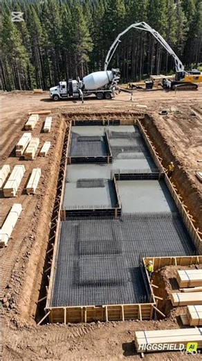 Mountain Retreat Lodge Construction Timelapse | From Raw Land to Luxury Alpine Cabin #Tariqacts