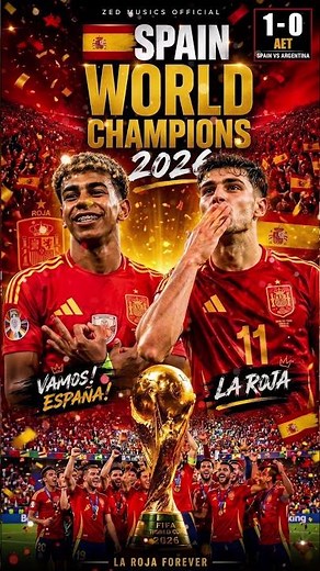 LA ROJA FOREVER - Spain World Cup 2026 Champions Anthem | Vamos España!