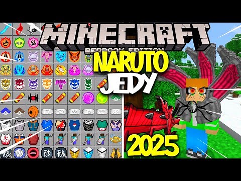 COMO BAIXAR E INSTALAR O ADDON/MOD DO NARUTO JEDY ATUALIZADO PARA MINECRAFT PE 1.21! (BEDROCK)