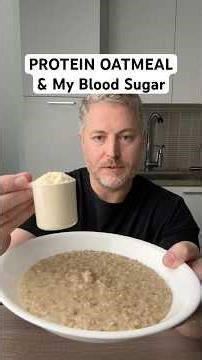 Does adding protein to oatmeal help reduce a blood sugar spike?