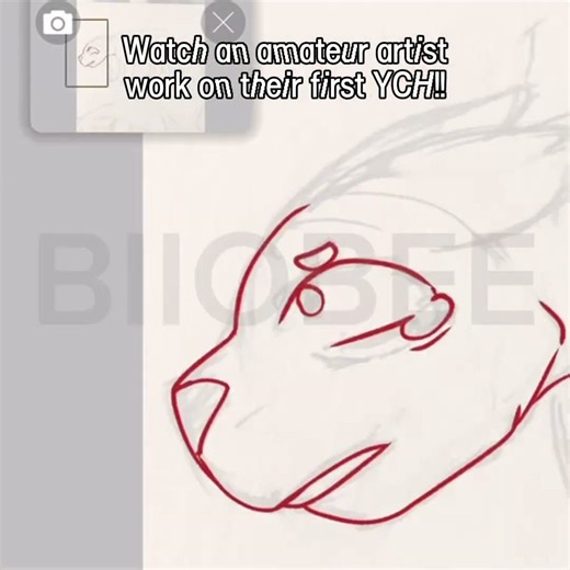Watch me work on my first Warrior Cats YCH 👀👀