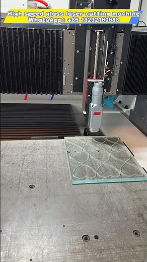 4mm, cutting 150000 pieces per day, glass laser cutting machine flying cutting