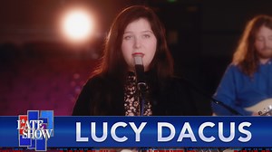 29K views · 326 reactions | We’re thrilled to welcome Lucy Dacus, who makes her Late Show debut tonight, with this performance of “Hot & Heavy” off her upcoming album “Home Video,” due out June 25th. Performed by: Lucy Dacus - Guitar & Lead Vocal Jacob Blizard - Lead Guitar Dominic Angelella - Bass Guitar Ricardo Lagomasino - Drums Sarah Goldstone - Keys & BVG | The Late Show with Stephen Colbert | Facebook