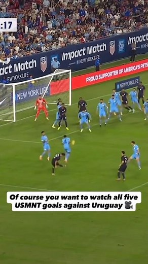 STILL UNBELIEVABLE🤩🤩 USMNT 5-Star Masterclass vs Uruguay — Pure American Magic!#shorts