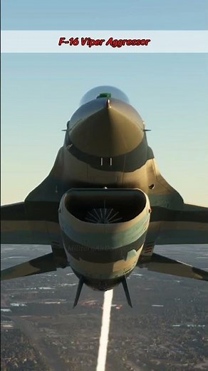 F-16 Viper Aggressor Takes to the Skies | Heart-Pounding Climb Shot