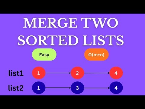 Merge Two Sorted Linked Lists | Optimal Approach