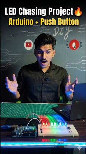 Arduino LED Chasing Project | Running Lights Effect | Beginner Friendly