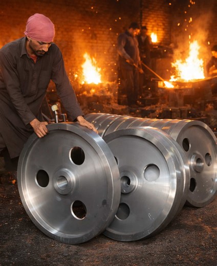 Manufacturing Process of Tractor Thresher Power Wheel
