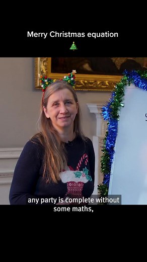 Rather than dealing with the aftermath of the #XmasLectures (the tidying up!) we decided to do some maths ourselves. 🎅 #Maths #MathsTrick #MathsTok