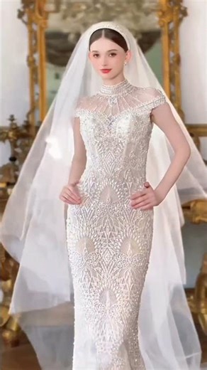 Moonlight Satin Wedding Dress ✨ Ethereal Luxury Bridal Look | The Most Elegant Gown Ever 💫