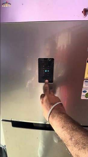 Samsung double door refrigerator display freezer temperature button not working ||