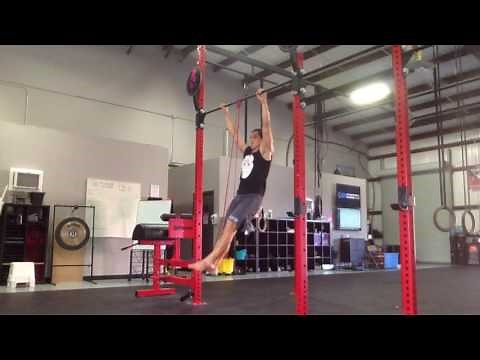 Banded Kipping Pull-up: Kipping pull-up progression #2