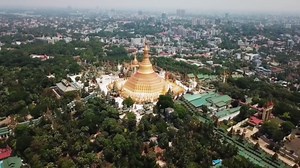 Soaring Over Myanmar: A Drone Journey Above Land and Water