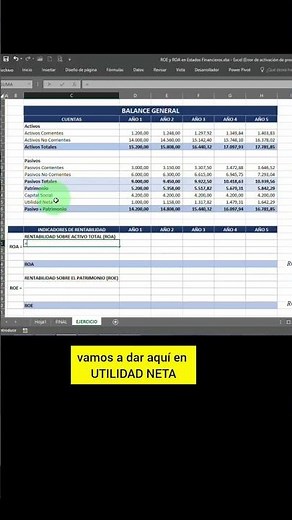 Como calcular el ROA | Plantilla GRATIS de EXCEL