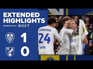 Extended highlights: Leeds United 1-0 Norwich City | EFL Championship