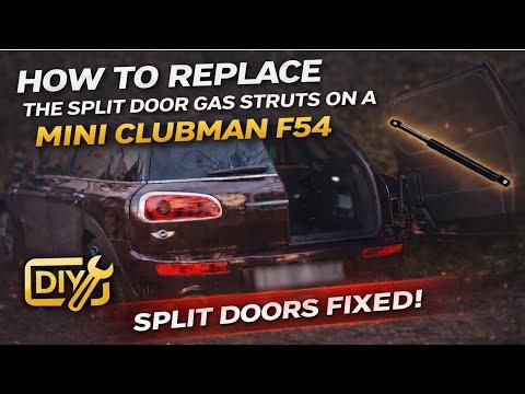 How To Replace The Split Door Gas Struts On a Mini Cooper Clubman F54