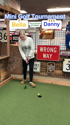 45K views · 392 reactions | Mini Golf Tournament #7 FINAL! Match Play, Bella vs Danny (Holes 1-6)...#fun #minigolfer #crazygolfing #golfing #crazygolfcourse #minigolfers #crazygolfers #minigolfmarketing #golfer #family #crazygolfer #miniaturegolfcourse | One Golf | Facebook