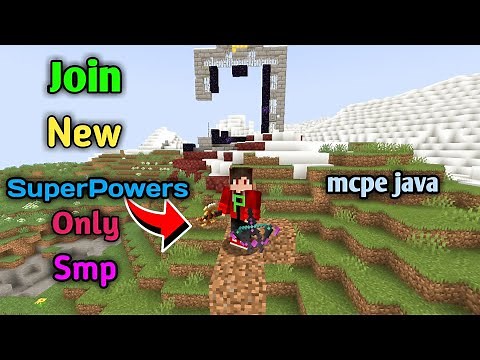🌟 How to Join the 'Superpower Only minecraft Server java + mcpe 1.21 join now fast 💥: