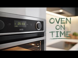 How to set your AEG oven to come on automatically!